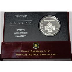 2005 RCM PROOF SILVER DOLLAR IN DISPLAY STAND