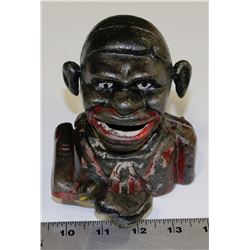 CAST IRON VINTAGE  PIGGY BANK