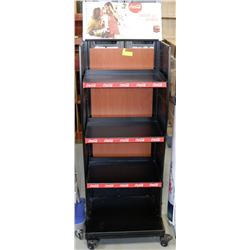 COCA COLA STAND 51"H 4 SHELF