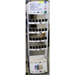 COMMERCIAL WATER STAND 53"H 4 SHELF