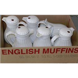 BOX OF COFFEE CARAFES