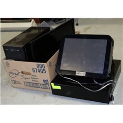 COMPLETE POS SYSTEM INCLUDES BENQ SCREEN,COMPUTER
