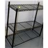 Image 1 : 3 TIERED BLACK SHELF