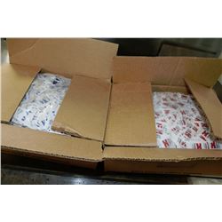 2 BOXES OF SALT AND PEPPER