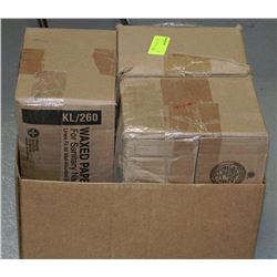 BOX OF THREE CASES OF WAXED PAPERLINERS FOR NAPKIN