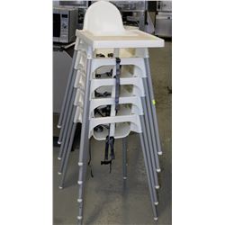 4 HIGHCHAIRS