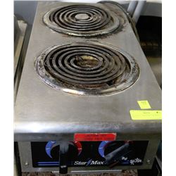 STARMAX - ELECTRIC 2 BURNER STOVE