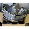 Image 1 : BOX WITH STAINLESS STEEL COLLANDERS,BOWLS & MORE