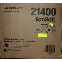 CASE OF 12 8" PAPER TOWELS