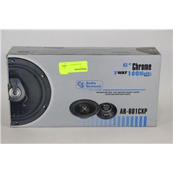 6" CHROME 2 WAY 100 WATT SPEAKERS