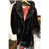 Image 1 : ESTATE BLACK FAUX FUR COAT BORESEAL STERLING