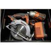 Image 1 : RIDGID 18VOLT LITHIUM ION DRILL AND SAW W/