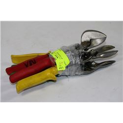 BUNDLE OF 3 TIN SHEARS