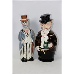 VINTAGE PORCELAIN LIQUOR DECANTER WITH VINTAGE