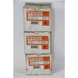 LOT OF 3 -WALTER 25 PACKS 08B402 COMBO WHEELS