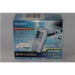 SONY USB DIGITAL VOICE RECORDER (ICD-P28)