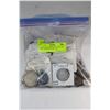 Image 1 : LARGE BAG OF ESTATE COINS W/ FAIR AMOUNT OF SILVER