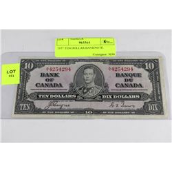 1937 TEN DOLLAR BANKNOTE