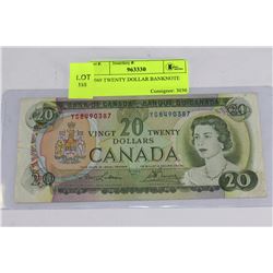 1969 TWENTY DOLLAR BANKNOTE