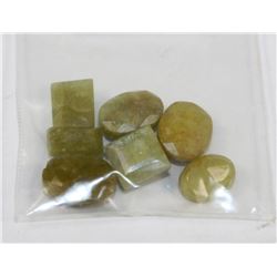 NATURAL YELLOW SAPPHIRE STONES 37CT (7PCS)