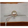 Image 1 : .925 SILVER FRESH WATER PEARL RING SIZE 5