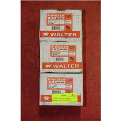 LOT OF 3 WALTER PACKS OF 10-08B400 GRINDING WHEELS
