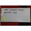 Image 1 : ARABIC LED WELCOME SIGN