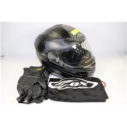 BOX WITH ZOX VOODOO HEADZ HELMET  SIZE XL  WITH