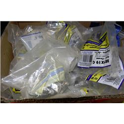 BOX OF 28 NEW S.S. PLUMBING SUPPLY VALVES