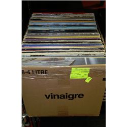 BOX OF APPROX 65 RECORDS ,1980 AND 1990'S