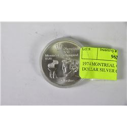 1974 MONTREAL OLYMPIC $5 DOLLAR SILVER COIN