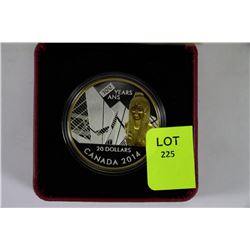 2014 $20 FINE SILVER COIN 100TH ANNIVERSARY OF