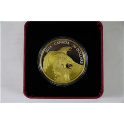 2014 $20 FINE SILVER COIN LEGEND OF NANABOOZHOO