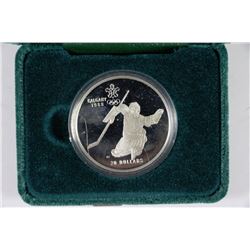 SILVER CALGARY OLYMPIC WINTER GAMES $20 COIN