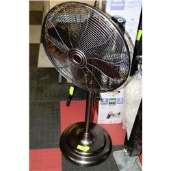 BEAU MARK 3SPEED POLISHED BRASS FAN