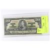 Image 1 : 1937 CANADIAN TWENTY DOLLAR BANKNOTE