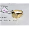 Image 1 : MENS 18K SIGNAT RING WITH DIAMONDS AND COA