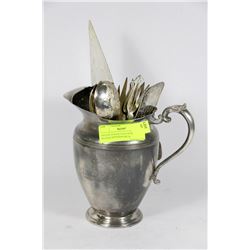 ESTATE COLLECTION OF SILVER PLATED DINNERWARE &