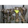 Image 1 : ESTATE COLLECTION OF SILVER GOBLETS