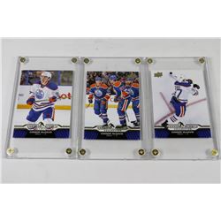 CONNOR MCDAVID UPPERDECK HOCKEY CARDS X3