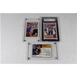 1980'S WAYNE GRETZKY CARDS X3