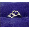 Image 1 : 10 KT YELLOW GOLD LADIES DOUBLE-HEART