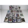 Image 1 : BOX OF 19 GRADED HOCKEY CARDS
