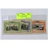 Image 1 : UNC SET OF 3 1920 GERMAN OCCUPIED AUSTRIA NOTES