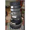 Image 1 : PALLET OF 8 NEW TIRES BRAND NAMES INCL. HANKOOK,