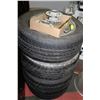 Image 1 : LOT OF 4 ASSORTED TIRES SIZE 225/60/R15