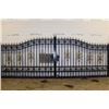 Image 1 : 18FT HEAVY DUTY BI-PARTING WROUGHT IRON DRIVEWAY