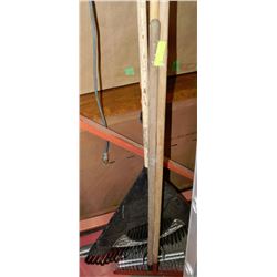 PAIR OF CROSS COUNTRY SKIS & POLES