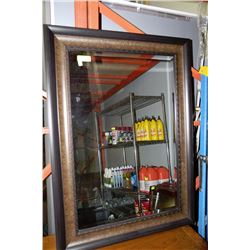 44" X 32" BEVELLED MIRROR