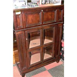 NEW JENSEN MAHOGANY STORAGE BAR